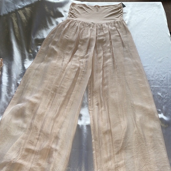 NT by Amati Chiffon Silk and Sequined 2 Piece Set Top and Pants - Picture 10 of 14